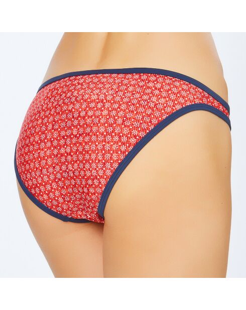 Bas de Maillot de Bain Colonial rouge/marine
