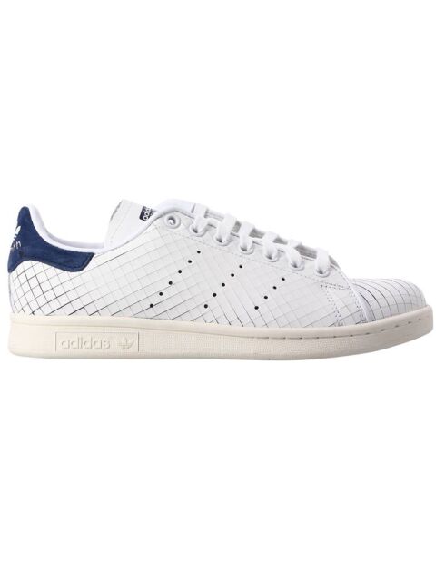 Baskets en Cuir Stan Smith W blanc/marine