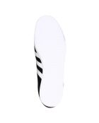 Baskets en Velours de Cuir Gazelle noir/blanc