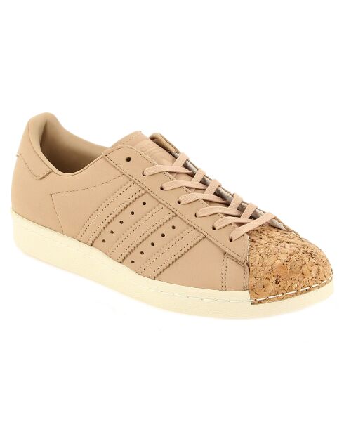 Baskets en Cuir & Liège Superstar 80S Cork beiges