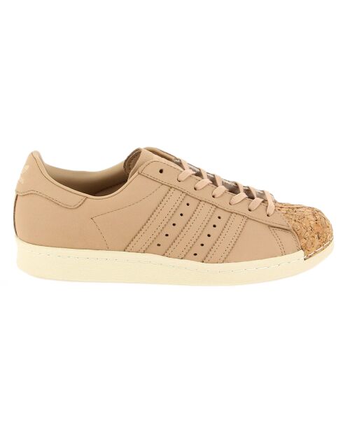 Baskets en Cuir & Liège Superstar 80S Cork beiges