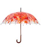 Parapluie transparent/orange