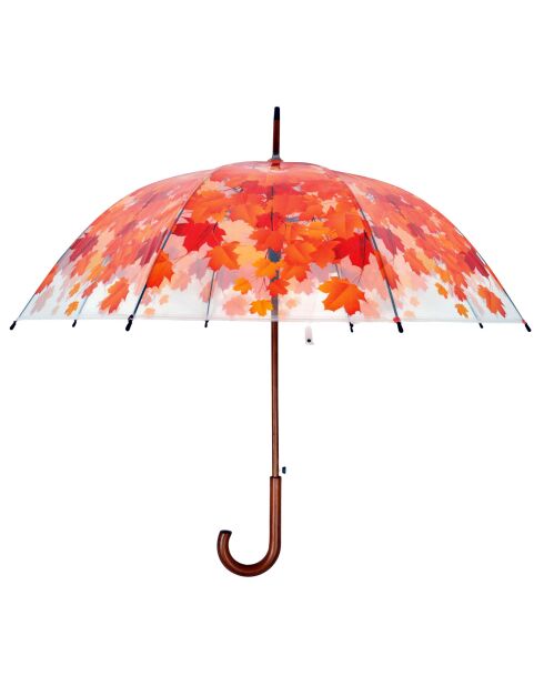 Parapluie transparent/orange