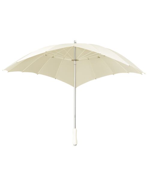 Parapluie Coeur blanc cassé