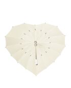 Parapluie Coeur blanc cassé