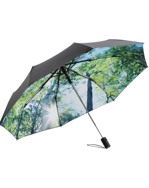 Parapluie Nature automatique noir/vert