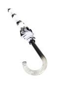 Parapluie transparent/noir/blanc