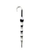 Parapluie transparent/noir/blanc