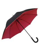 Parapluie Automatique noir/rouge