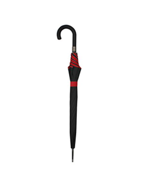 Parapluie Automatique noir/rouge