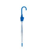 Parapluie transparent/bleu