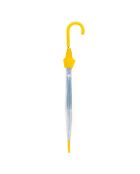 Parapluie transparent/jaune