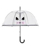 Parapluie transparent/noir