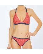 Bas de Maillot de Bain Colonial rouge/marine