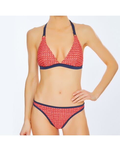 Bas de Maillot de Bain Colonial rouge/marine