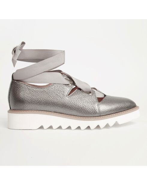 Derbies en Cuir Summer in the City grises