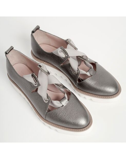 Derbies en Cuir Summer in the City grises