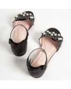 Sandali neri High Society in pelle