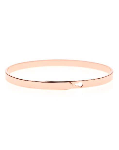 Pulsera Friendship Never Ends en latón rosa