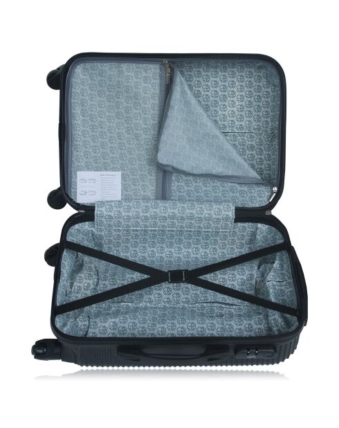 Valise Long Séjour 4 roues simples Munich 70 cm noire