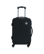 Valise Long Séjour 4 roues simples Munich 70 cm noire