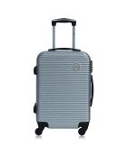 Munich Long Stay Koffer met 4 enkele wielen 70 cm zilver