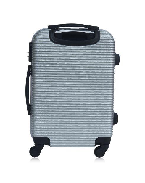 Munich Long Stay Koffer mit 4 Einzelrädern 70 cm silber