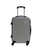 Valigia Munich Long Stay con 4 ruote singole 70 cm grigia