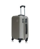 Valigia Munich Long Stay con 4 ruote singole 70 cm grigia