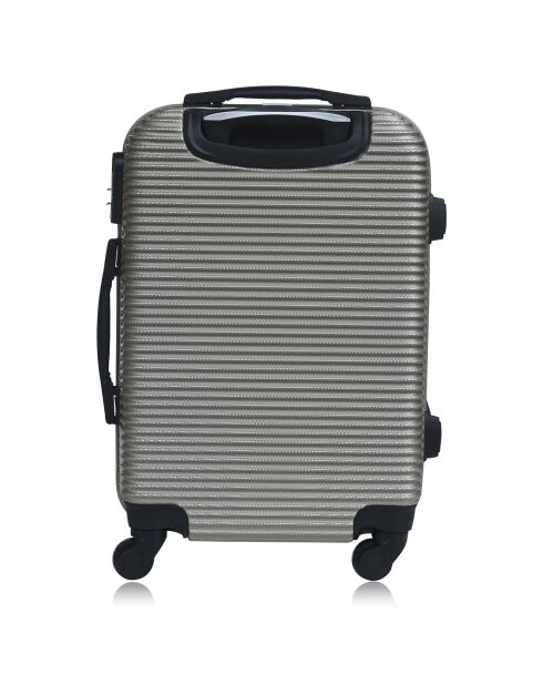 OFF - Valise Long Séjour 4 roues simples Munich 70 cm grise
