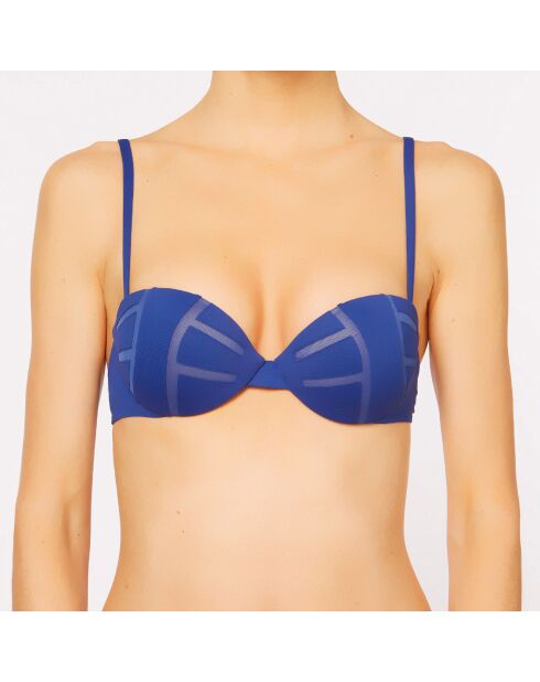 Top bikini Dunes blu notte