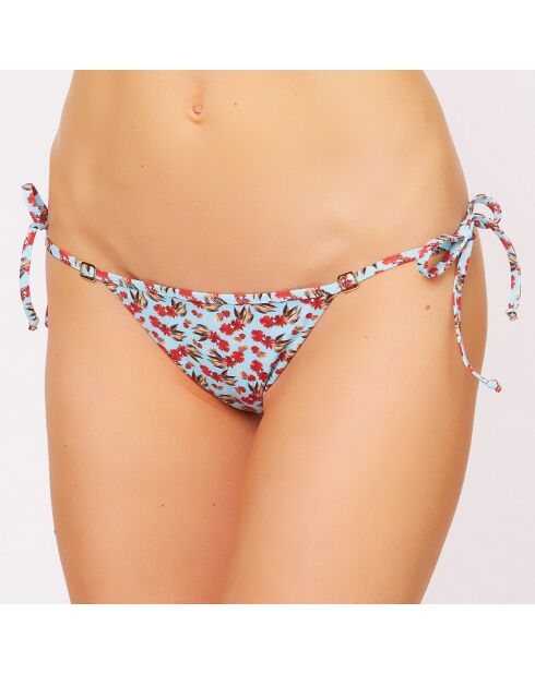 Azurblaue Fleur de Plume Bikinihose