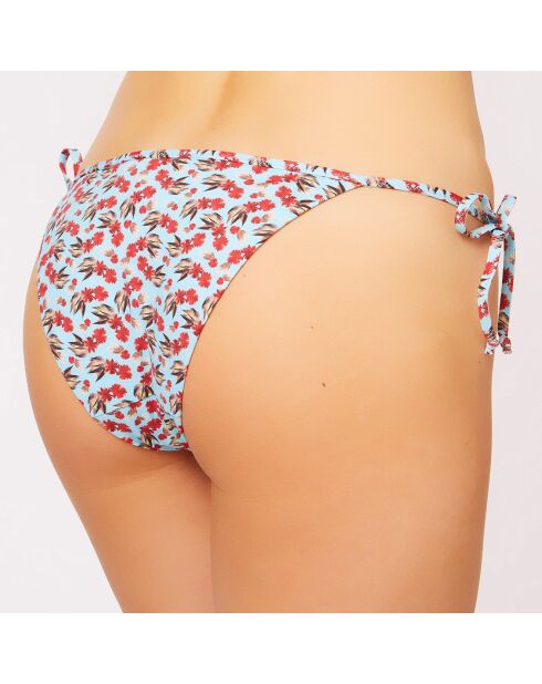 Azurblaue Fleur de Plume Bikinihose
