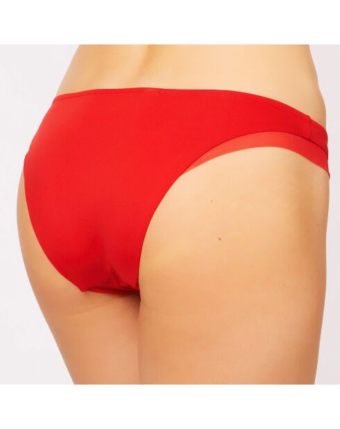 Bas de Maillot Graphique Couture rouge