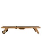 Bain de soleil Fun teck - 198x62.5x35 cm