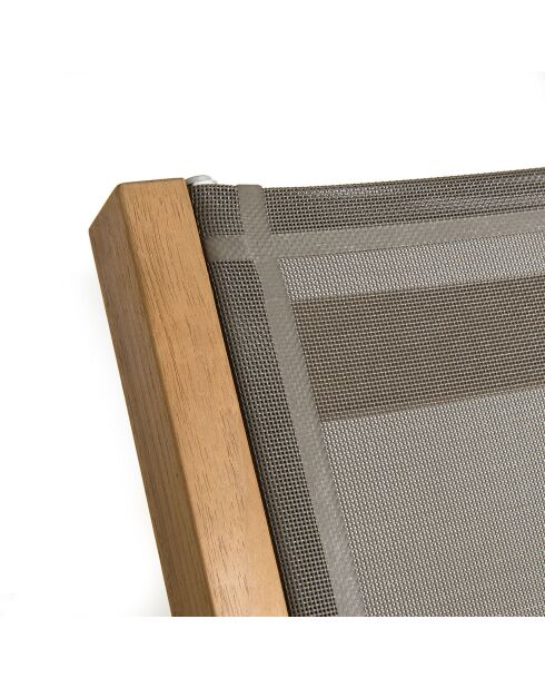 Bain de soleil Fun teck - 198x62.5x35 cm