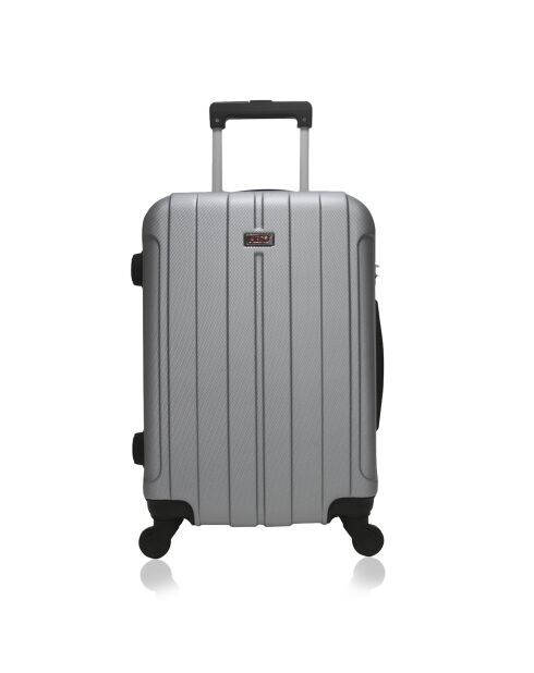 3 Valises 4 roues Fogo 49/59/69 cm argentées