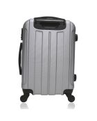Valise Cabine XXS 4 roues simple 49 cm Fogo argentée