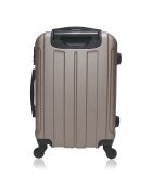 Mittelgroßer Reisekoffer mit 4 Einzelrollen 59 cm Fogo bronze