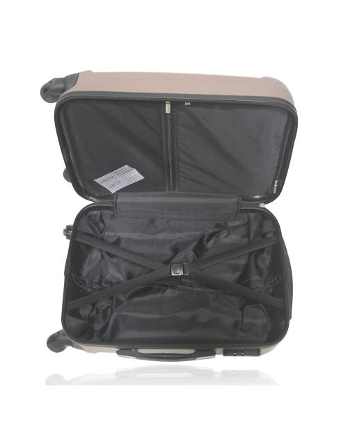 Valise Cabine XXS 4 roues simples 49 cm Fogo bronze