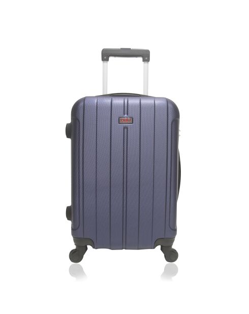3 valigie Fogo 49/59/69 cm blu marino a 4 ruote