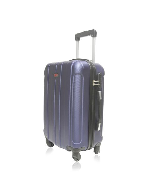 3 valigie Fogo 49/59/69 cm blu marino a 4 ruote