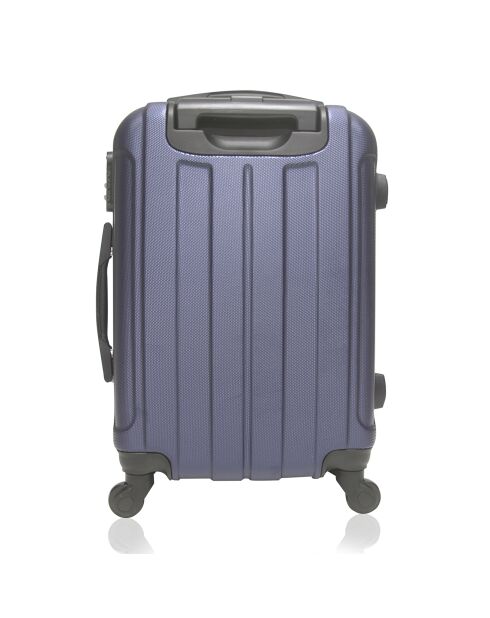 3 valigie Fogo 49/59/69 cm blu marino a 4 ruote