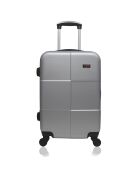 Valise Long Séjour 4 roues Coronado 69 cm argentée