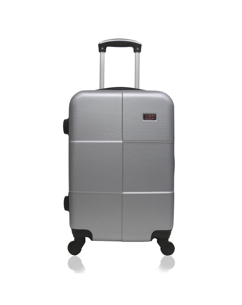 Valise Long Séjour 4 roues Coronado 69 cm argentée