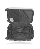 Valise Long Séjour 4 roues Coronado 69 cm argentée