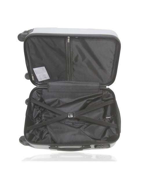 Valise Long Séjour 4 roues Coronado 69 cm argentée