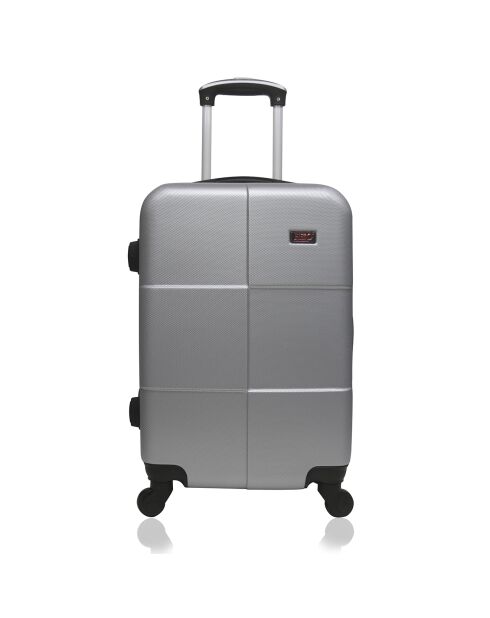 Valigia Coronado Medium Stay con 4 ruote singole 59 cm argento