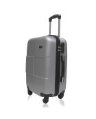 Valigia Coronado Medium Stay con 4 ruote singole 59 cm argento