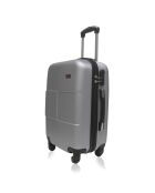 Valise Cabine 4 roues Coronado 49 cm argentée